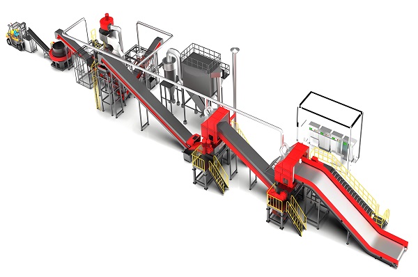 Planta de producción de residuos sólidos industriales a CDR en China