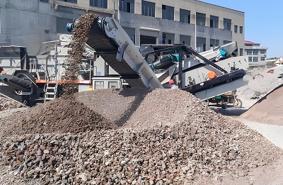 Waste screening equipment at work