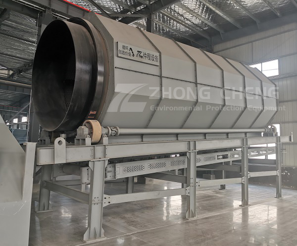 What are the advantages of a trommel screen?