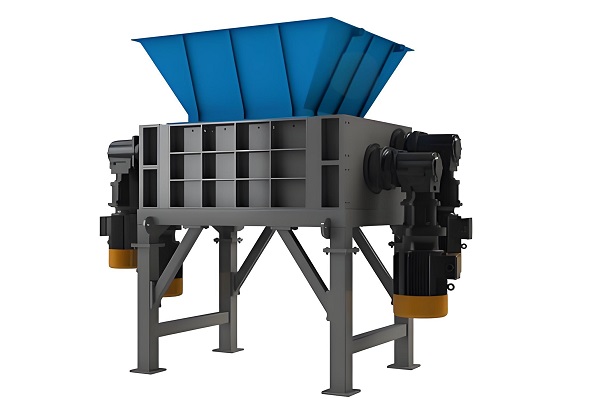Four-shaft shredder
