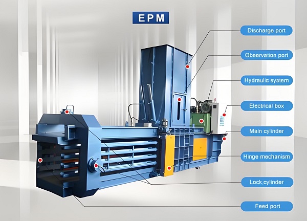 Waste Baler For MSW