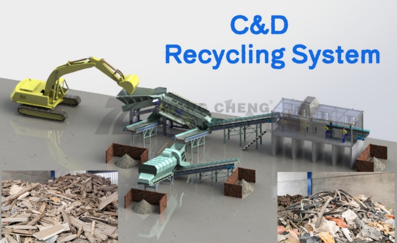 Sistema de reciclaje de C y D